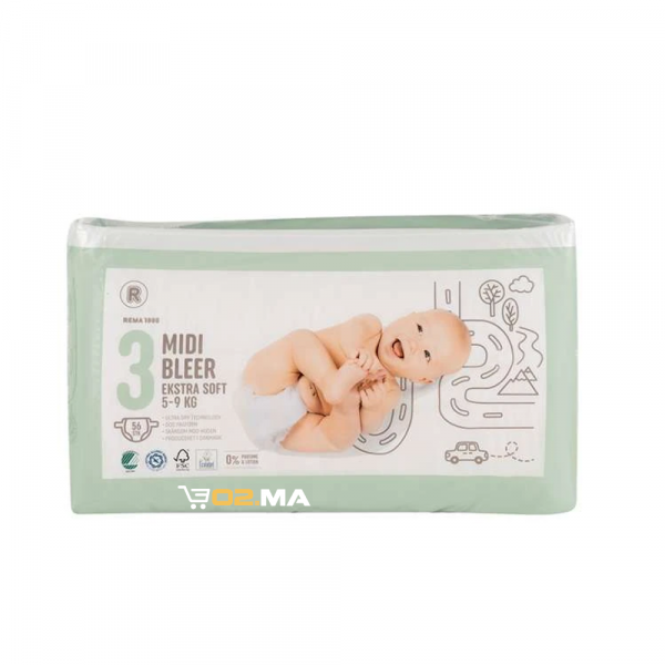 Bleer-Couche bebe-Taille3-56units-5-9kg